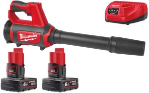 Dmuchawa akumulatorowa Milwaukee M12BBL-602, 2x aku. 6.0Ah, ładowarka