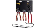 Zestaw 2 szczypiec izolowanych VDE: kombinerki 180mm, obcinaczki boczne 160mm + szczypce do rur 250mm FELO + detektor i smycz GRATIS 58094095