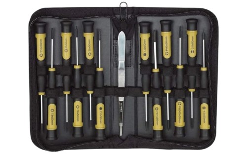 Wkrętaki MICRO Proxxon zestaw 14 sztuk w etui 22720