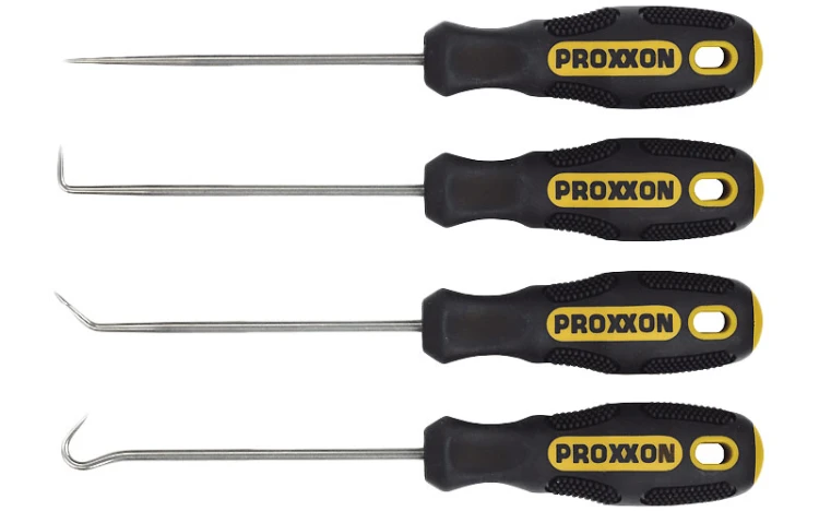 Haczyki MICRO 4 szt. PROXXON różne profle haków technicznych 22700