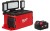 Lampa strefowa PACKOUT AC/DC Milwaukee M18POLAC 3000lm IP54 + akumulator 5.0 Ah M18B5
