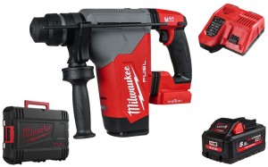 Młotowiertarka Milwaukee M18ONEFHP-551X FUEL SDS-Plus 32mm 5.0 J 1x aku. 5.5 Ah HIGH OUTPUT™ + szybka ładowarka