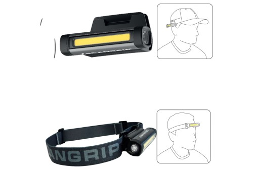 Latarka czołowa FLEX WEAR SCANGRIP - opaska na głowę i mocowanie czapki FLEX WEAR KIT 03.5811 35811