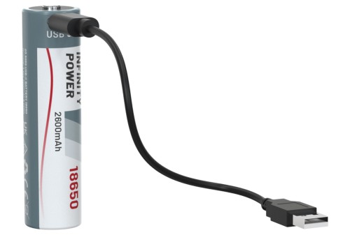 Wydajny akumulator AA SCANGRIP 18650 z ładowaniem USB-C 03.5959 35959