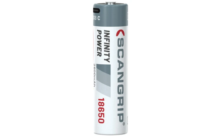 Wydajny akumulator AA SCANGRIP 18650 z ładowaniem USB-C 03.5959 35959