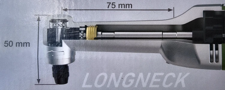 Wiertarka kątowa Proxxon LWB/BL z długą szyjką 29207