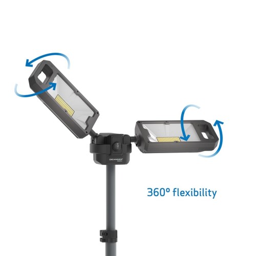 Akumulatorowa lampa budowlana 8000 lm ze zintegrowanym statywem Scangrip TOWER 8 CONNECT 03.6107C
