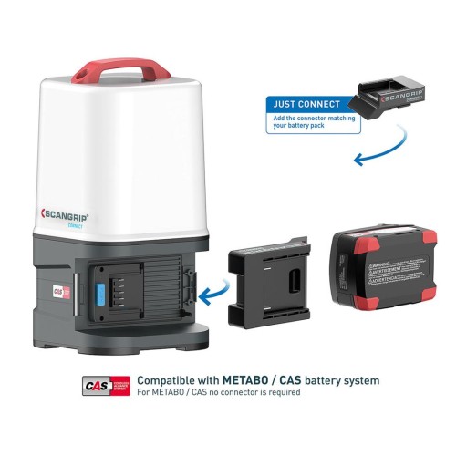 Zestaw oświetleniowy 360/180 LIGHT KIT: AREA 10 CONNECT + POWER SUPLY + TRIPOD2M 49.0534