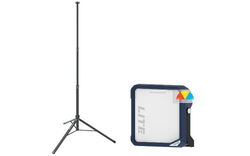 Zestaw oświetleniowy 5000 lm 3 barwy światła VEGA LITE COLOUR + TRIPOD 2M SCANGRIP 49.0535