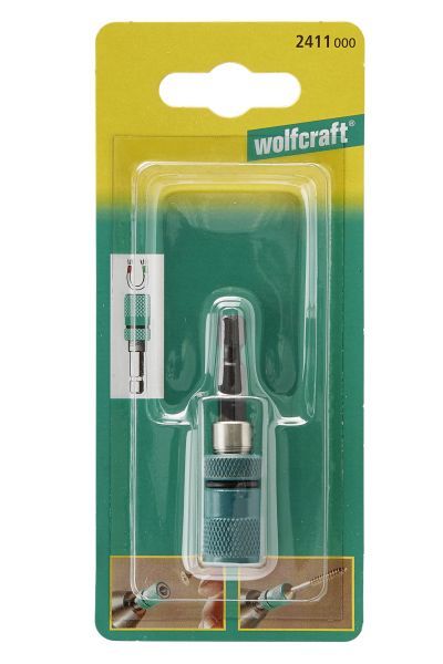 Uchwyt magnetyczny 60 mm z ogranicznikiem do bitów Wolfcraft 2411000