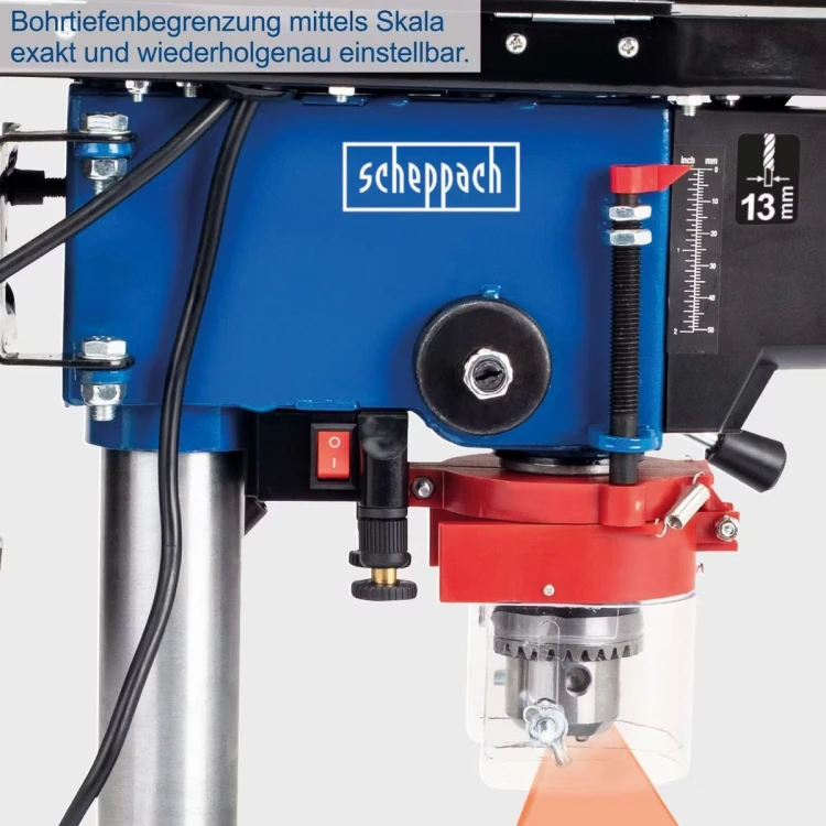 Wiertarka stołowa kolumnowa Scheppach DP16VLS 500W 5906810901