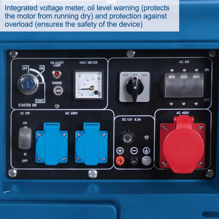 Agregat prądotwórczy Scheppach SG5200D Diesel 5kW 400/230V 7,7KM 5906222903