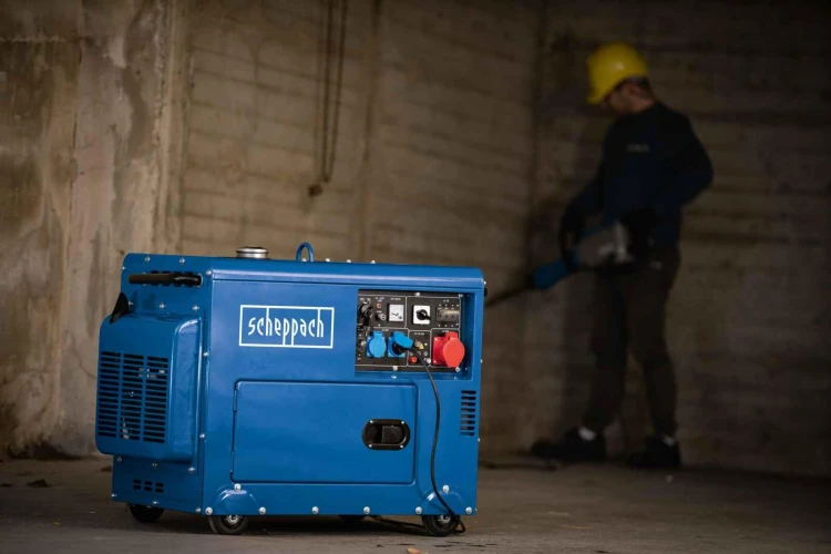 Agregat prądotwórczy Scheppach SG5200D Diesel 5kW 400/230V 7,7KM 5906222903