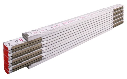 Miara składana 2m STABILA 1607 biała 1134