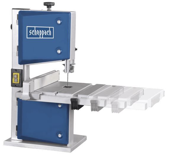 Piła, pilarka taśmowa 350W 80mm Scheppach HBS30X z rozsuwanym stołem