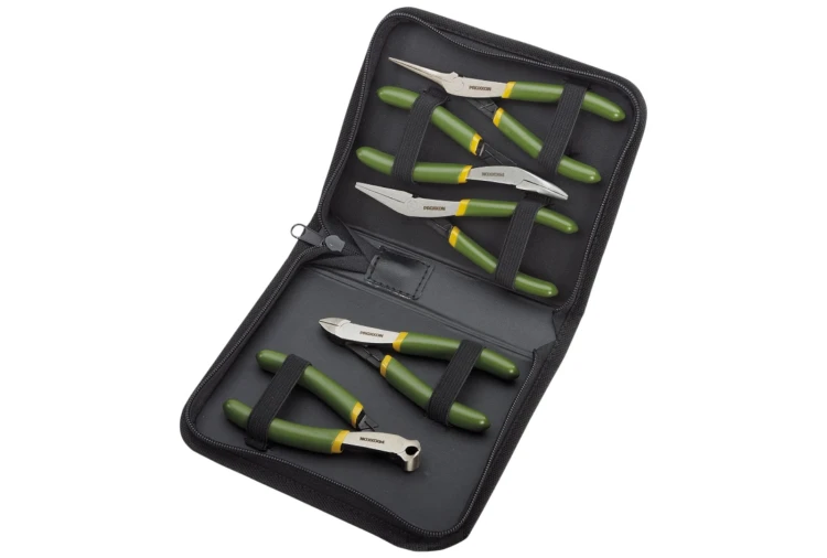 Szczypce precyzyjne MICRO Proxxon zestaw 5 sztuk w etui 28150