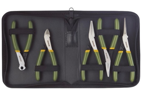Szczypce precyzyjne MICRO Proxxon zestaw 5 sztuk w etui 28150