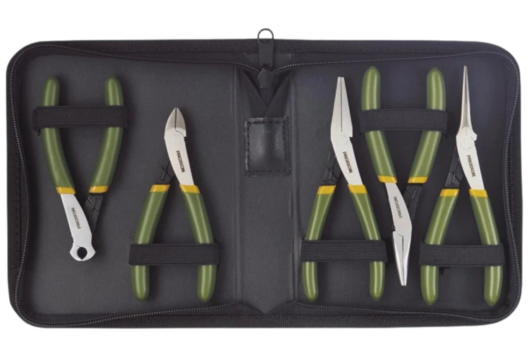 Szczypce precyzyjne MICRO Proxxon zestaw 5 sztuk w etui 28150