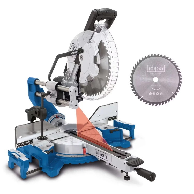 Ukośnica pilarka ukosowa Scheppach HM305SL z posuwem 305 mm SOFT START