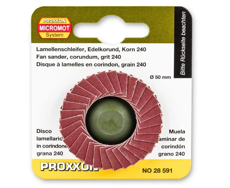 Tarcze szlifierskie lamelowe Proxxon gradacja 150 LHW 28591