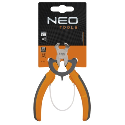 Szczypce precyzyjne tnące czołowe 115 mm NEO TOOLS