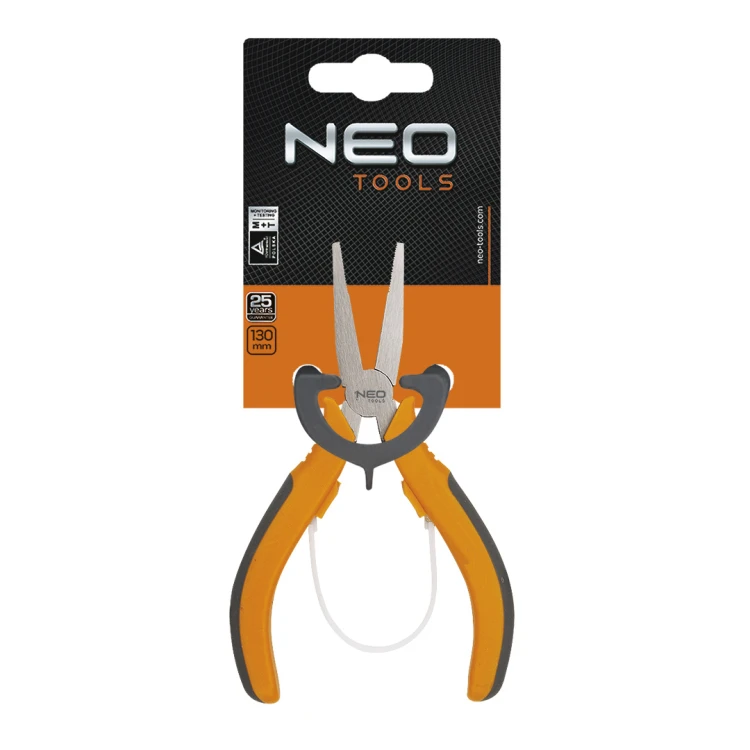 Szczypce precyzyjne płaskie 130 mm NEO TOOLS