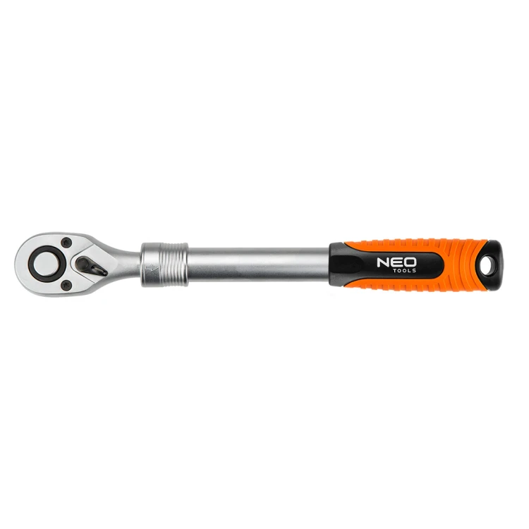 Grzechotka teleskopowa 1/4" NEO TOOLS 150-200 mm