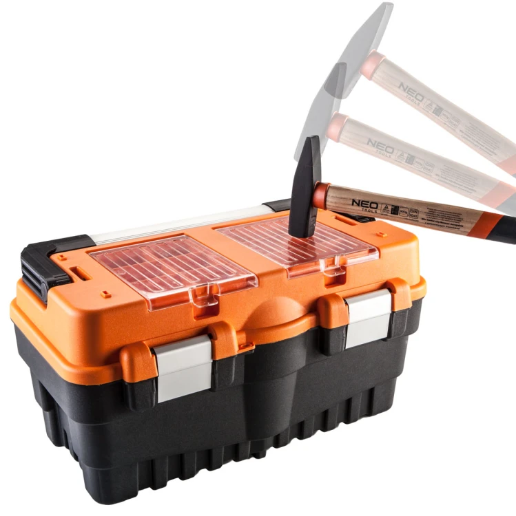 Skrzynka narzędziowa 18" NEO TOOLS z wkładką i organizerami