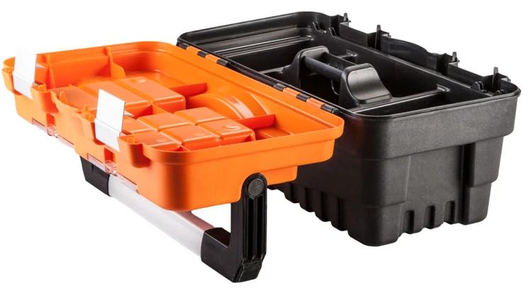 Skrzynka narzędziowa 18" NEO TOOLS z wkładką i organizerami