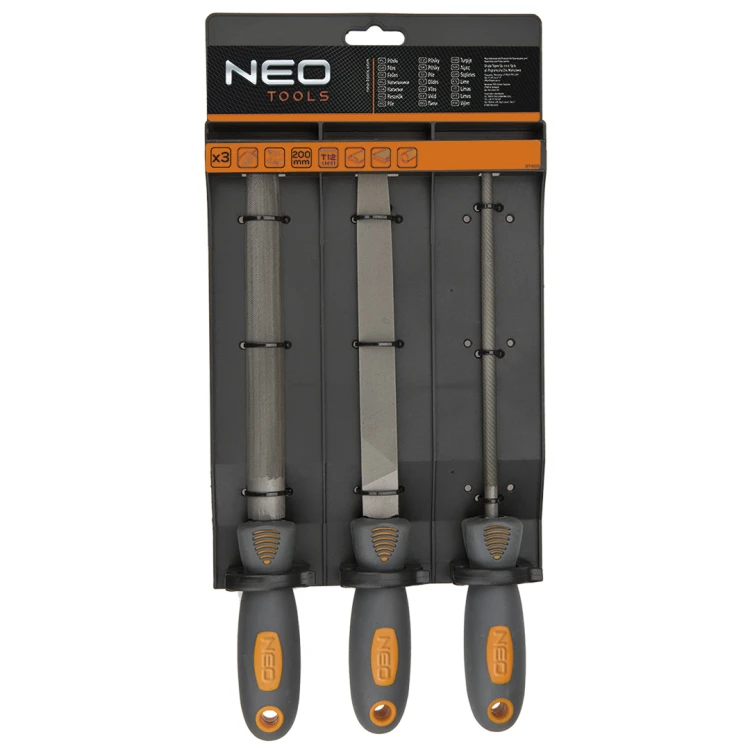 Pilniki do metalu NEO TOOLS zestaw 3 szt.