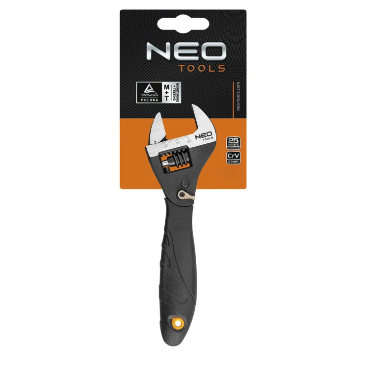 Klucz nastawny z zapadką NEO TOOLS 200 mm
