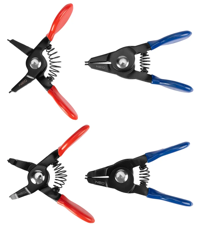 Zestaw mini szczypiec do pierścieni osadczych NEO TOOLS