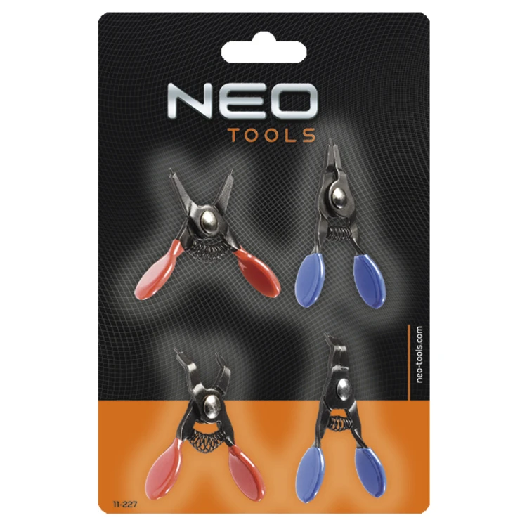 Zestaw mini szczypiec do pierścieni osadczych NEO TOOLS