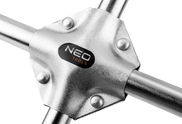 Klucz do kół krzyżakowy NEO TOOLS wzmacniany 17 x 19 x 22 x 1/2"