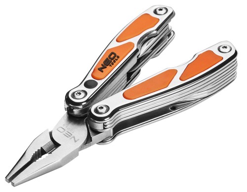 Narzędzie wielofunkcyjne mini NEO TOOLS z LED zestaw 10 elementów
