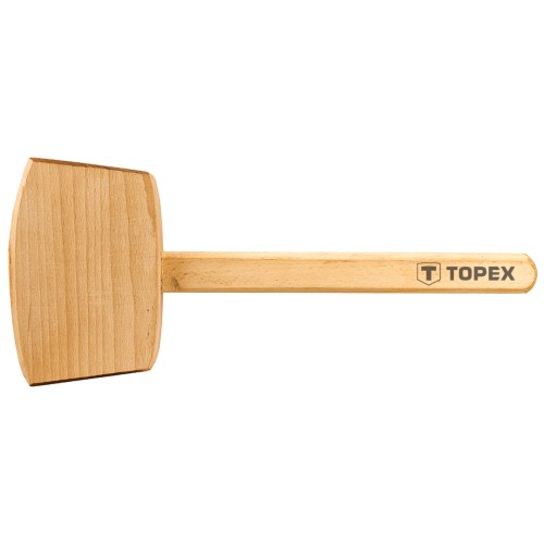 Młotek drewniany TOPEX 500 g, trzonek drewniany