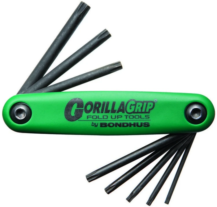 Klucze imbusowe TORX TX 9 - 40 bondhus w rękojeści 8 cz.