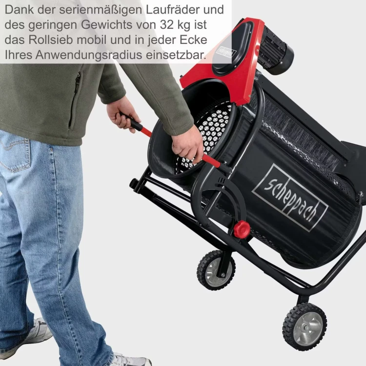 Przesiewacz ogrodowy Scheppach RS350, 0,25 kW 230V/50Hz