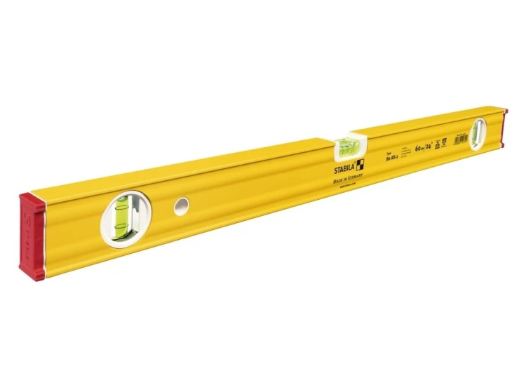 Poziomice Stabila zestaw 3 szt.: 80AS 30cm + 80AS-2 60cm + 80AS-2 120cm w pokrowcu