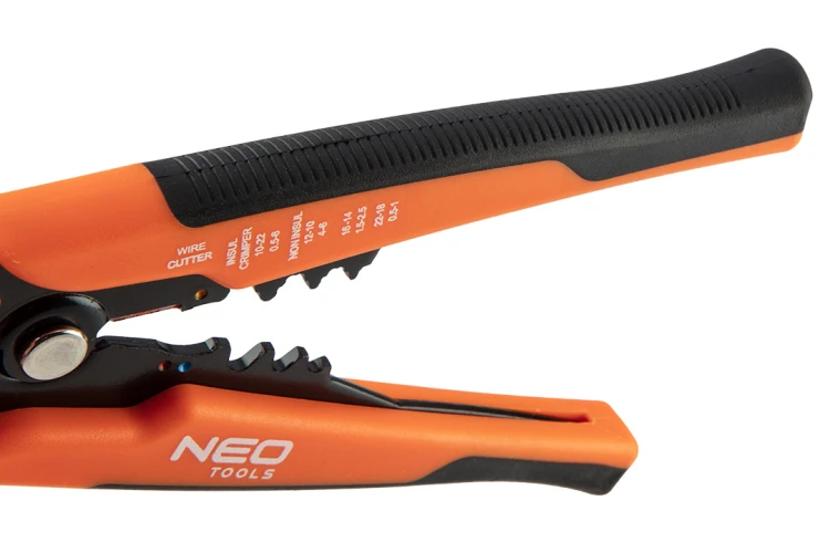 Automatyczny ściągacz izolacji NEO TOOLS 200 mm, czołowy