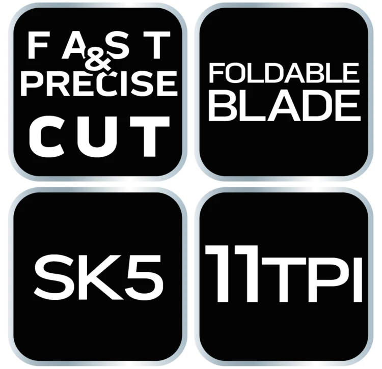 Piła japońska NEO TOOLS do cięcia dokładnego 11 TPI, wąska, składana