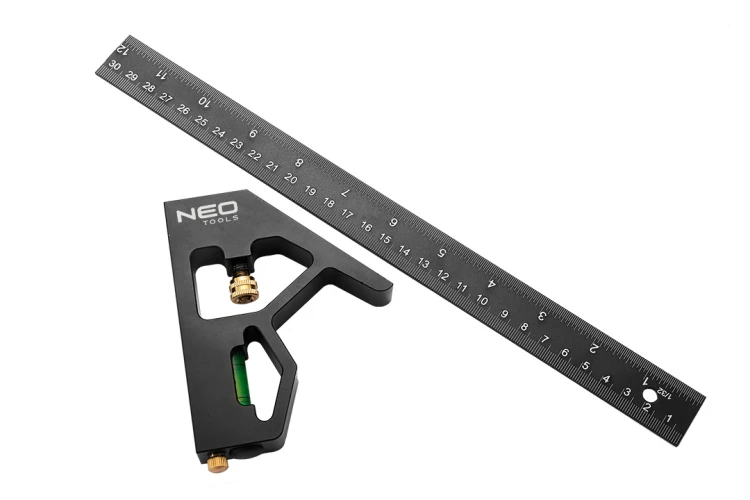 Kątownik wielofunkcyjny aluminiowy 30 cm NEO TOOLS