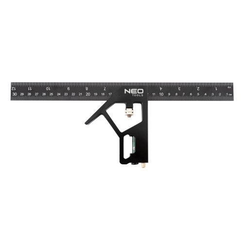 Kątownik wielofunkcyjny aluminiowy 30 cm NEO TOOLS