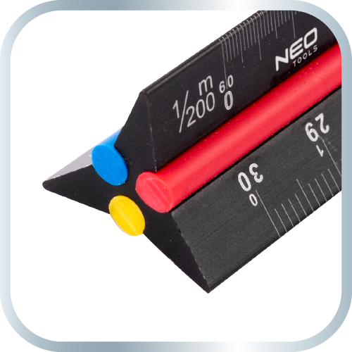 Linijka trójkątna 30 cm NEO TOOLS