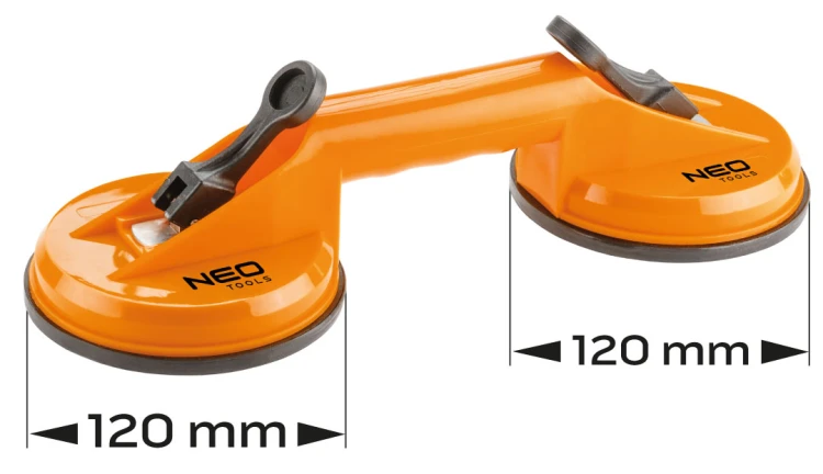 Przyssawka do szyb podwójna NEO TOOLS 80 kg