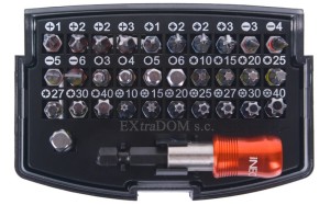 Bity, końcówki śrubokrętowe 32 części Neo Tools 06-106