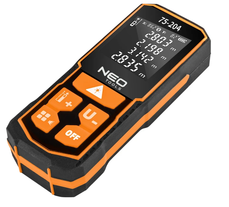 Dalmierz laserowy NEO TOOLS zasięg 60 m, IP54