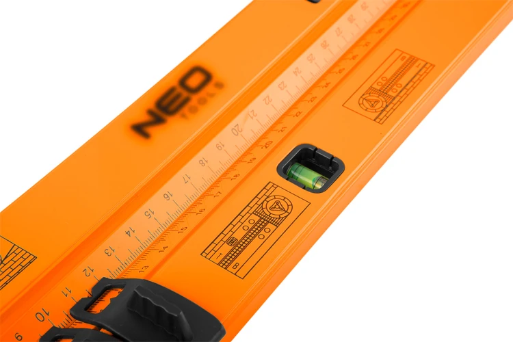 Kątomierz nastawny z poziomicą NEO TOOLS 500 mm, 2 libelle, ołówek