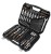 Klucze nasadowe NEO TOOLS zestaw 219 szt. CrV 1/2" 3/8" 1/4"