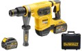 DEWALT Młotowiertarka akumulatorowa SDS-Max XR FlexVolt 54V 6,1J DCH481X2-QW 2 aku. 9,0Ah, ładowarka i mocny kufer
